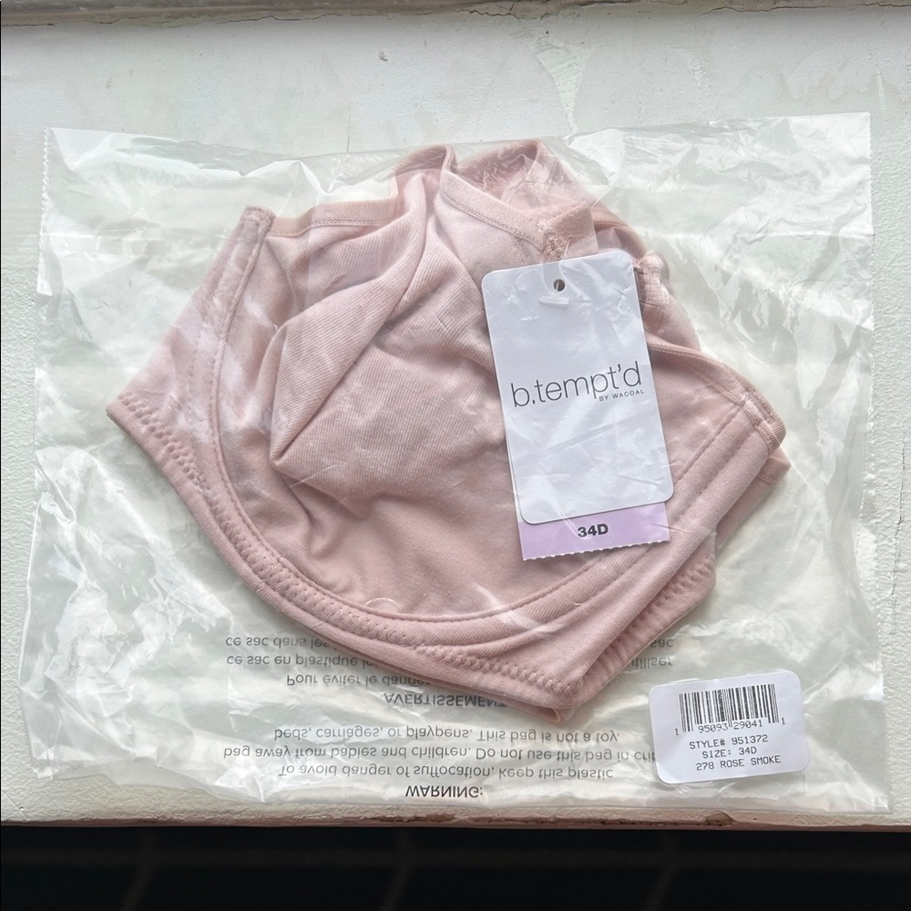 b.tempt'd Blush Pink Bra NWT in original packaging